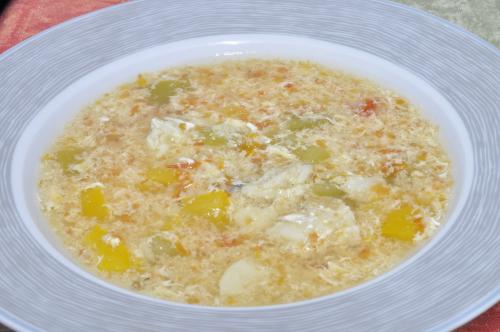 Rybí polévka z hejka s paprikou  – Snadné recept z Španělsko kuchyně, hotový za Do 30 minut